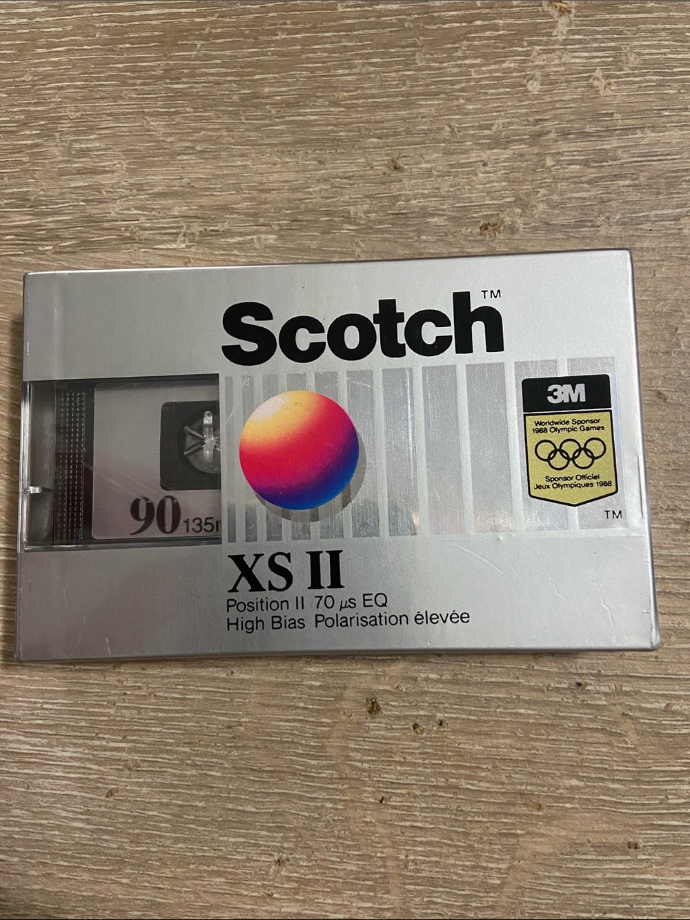 Scotch XS II 90 High Bias Audio Cassette New Sealed
